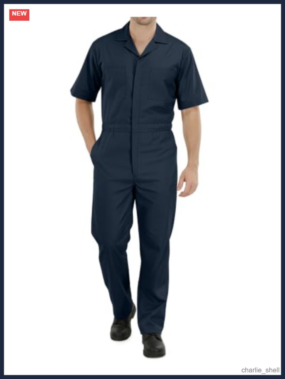 Breathable Polycotton Blend Coveralls for Men Regular Fit Mechanic Jumpsuit